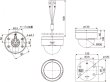 画像2: パナソニック WV-AF214L 屋内ドーム型 アナログカメラ (2)