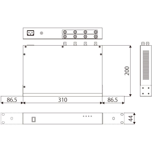 画像3: パナソニック WV-AU104 HDアナログカメラ駆動ユニット (3)
