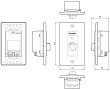 画像2: パナソニック WZ-VC101/F 1Ｗボリュームコントローラー 新金プレート付き (2)