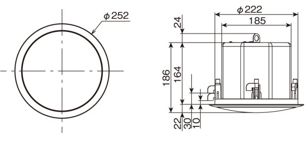 画像2: パナソニック WS-AC066 天井埋込スピーカー (2)