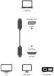 画像2: DisplayPort to HDMI A/Mケーブル 1.8m HDMI 1.4規格 (2)