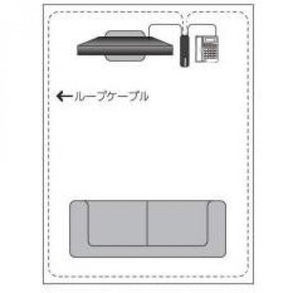 画像3: mimiこむ GM-LH600 ループヒア600 磁気ループシステム 自立コム (3)