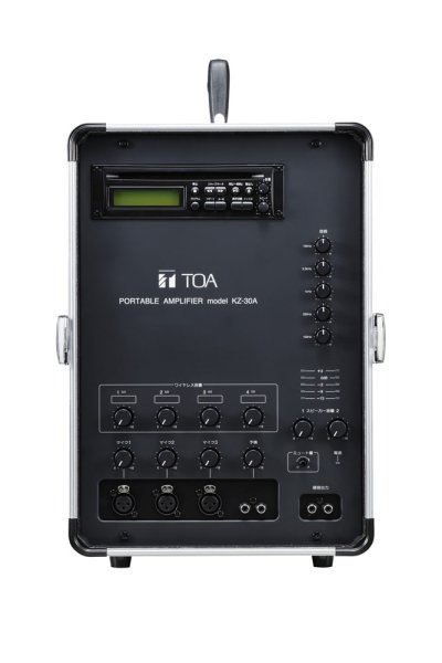 画像2: TOA KZ-30A ポータブルアンプ 移動用PAアンプ 30W×2ch (2)