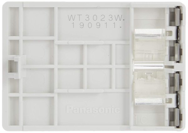 画像2: パナソニック WT3023W 埋込スイッチハンドル(表示付き・ネーム無し・ホワイト) (2)