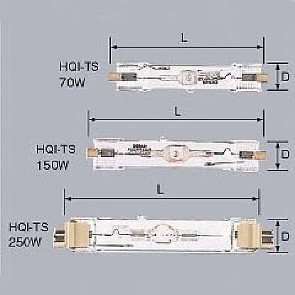 画像1: 三菱オスラム HQI-TS250W/NDL/UVS 両口金形 4200K (1)