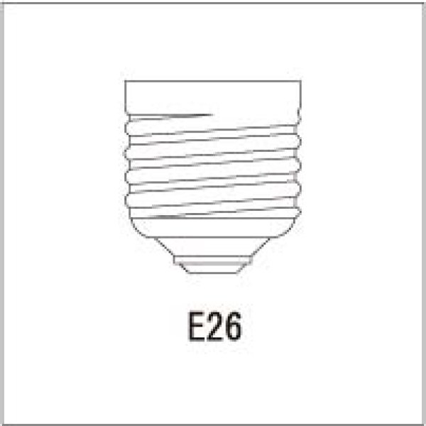画像2: ヤザワ LED電球 口金E26 黄色 (2)