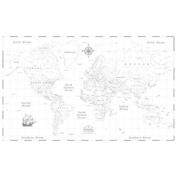 画像3: ラゴデザイン ザ・マップオブ・コロンバス ヴィンテージブルー MAP-VI (3)