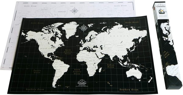 画像1: ラゴデザイン ザ・マップオブ・コロンバス ブラック&ゴールド MAP-BL (1)