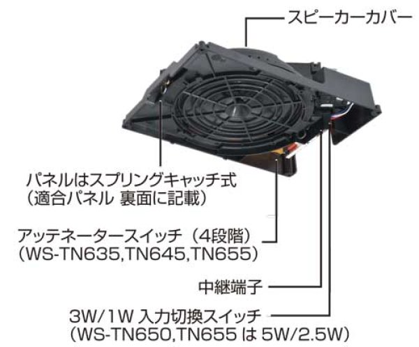 画像2: パナソニック WS-TN655 天井埋込みスピーカー アッテネータ付 (2)