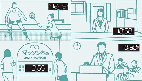 画像2: セイコー DT-40 多機能デジタルタイマー (2)