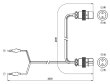 画像2: ユニペックス LS-504 スピーカー接続コード ギボシ⇔2Pメタル (2)