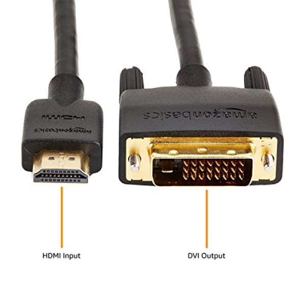 画像1: HDMI-DVI 変換ケーブル 4.6m 1本 (1)