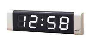 デジタルクロック セイコー SLC-120W LED式 デジタルクロック 壁掛型 文字高120mm 株式