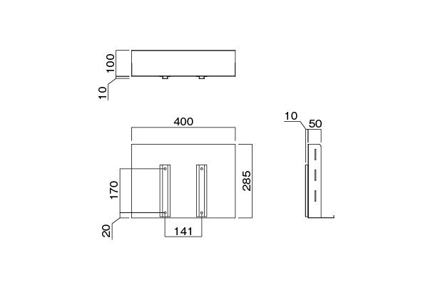 画像2: ハヤミ工産 TFP-43B ディスプレイスタンド用CPUホルダー (2)