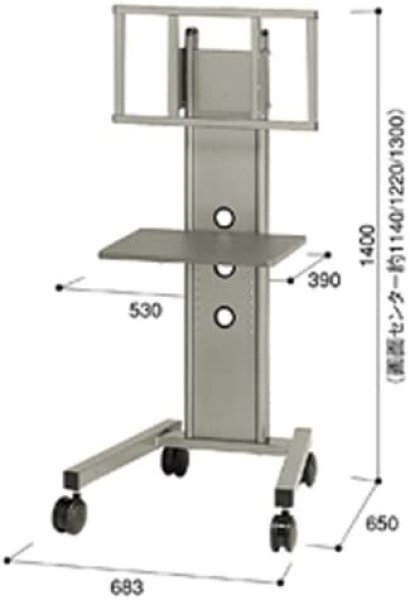 ミキハウス スニーカー 14.5cm ハヤミ工産 〜50V型対応ディスプレイスタンド TF-530B （ハヤミ