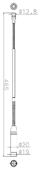 画像3: パナソニック WM-KG645 グースネックマイクロホン (3)