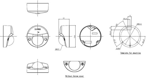 画像2: パナソニック i-PRO WV-S3131LUX コンパクトドームカメラ 2MP 屋内用 (2)