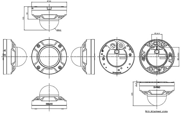 画像2: パナソニック i-PRO WV-S2536LTNUX ドーム型AIカメラ 2MP 屋外対応(長焦点) (2)