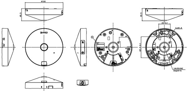 画像2: パナソニック i-PRO WV-S4176UX 全方位型AIカメラ 12MP 屋内用 (2)