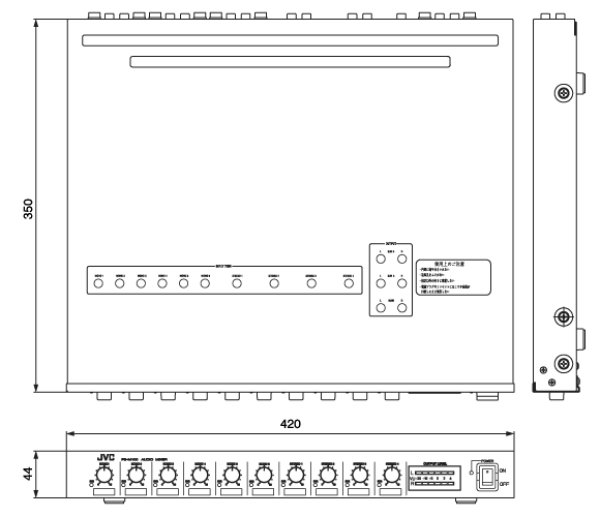 画像5: JVCケンウッド PS-M100 オーディオミキサー (5)