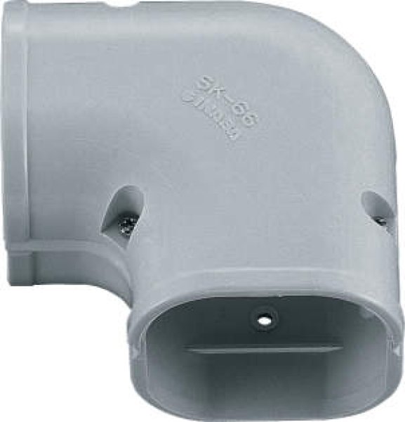 画像1: イナバ　SK-77-G　配管化粧カバー　スリムコーナー平面９０° (1)