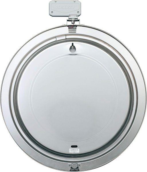 画像2: セイコー SF211S ソーラー式時計 45cm 壁掛型 クオーツ式+長波自動時間修正 (2)