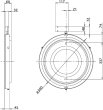 画像3:  CITIZEN（シチズン） 4MY611-B19 直径50cm 壁掛型  (3)
