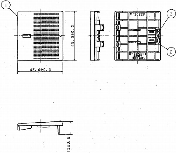 画像2: パナソニック WT3022W 埋込スイッチハンドル(表示付き・ネーム無し・ホワイト) (2)