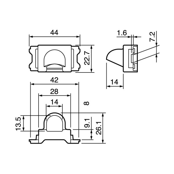 画像2: パナソニック アドバンス 大穴テレホンガイド WN3022CW (2)
