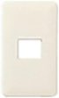 画像1: パナソニック WN6801WK フルカラーワンタッチモダンプレート 1コ用 (1)