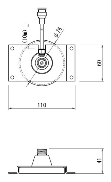 画像3: セイコー ANT-FM4 / BASE-FM4 FMラジオ受信用外部アンテナ/基台（屋外用） (3)