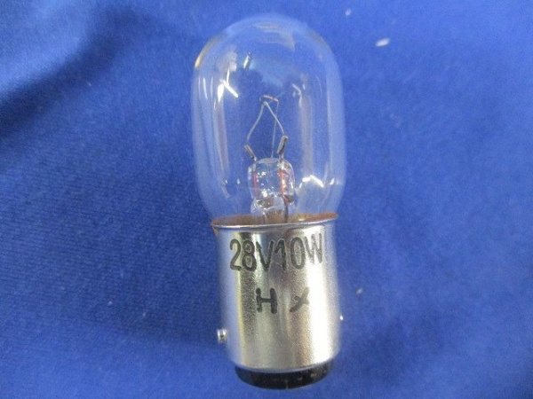 画像3: ナツメ球 T20 口金BA15D 28V 10W クリア (3)