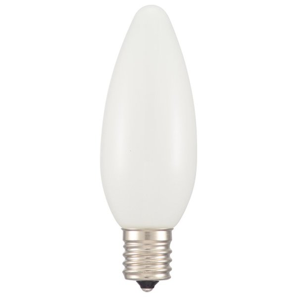 画像1: シャンデリア電球 C32E14 120V40W-F 口金E14 120V 40W フロスト (1)