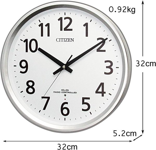 画像3: シチズン 8MY475-019 壁掛け時計 φ320 (3)