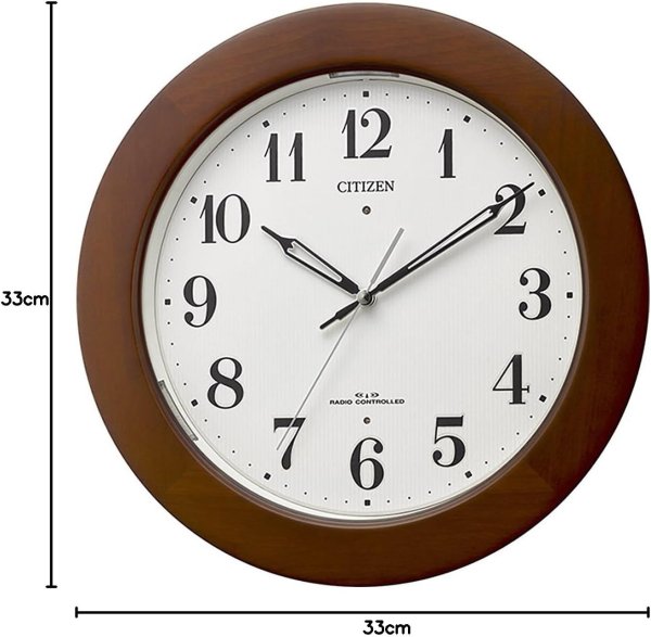 画像2: リズム(RHYTHM) 4MYA35-006　電波時計 (2)