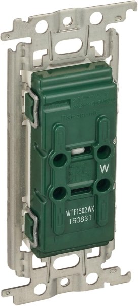 画像2: パナソニック WTF1502WK 埋込ダブルコンセント(ホワイト) (2)