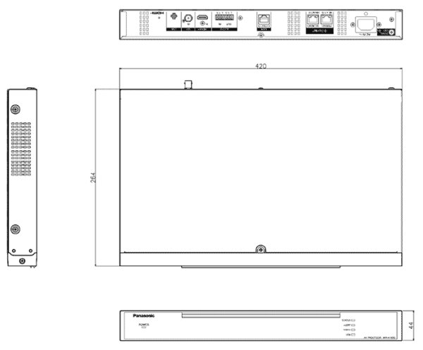 画像4: パナソニック WR-AV800 AVプロセッサー (4)
