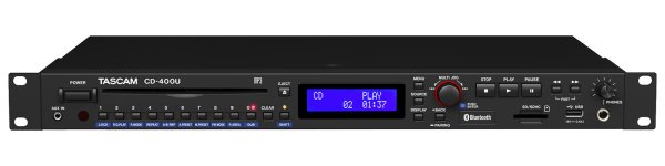 画像1: TASCAM　CD-400U　Bluetooth®/AM・FMチューナー搭載CD/SD/USBプレーヤー (1)