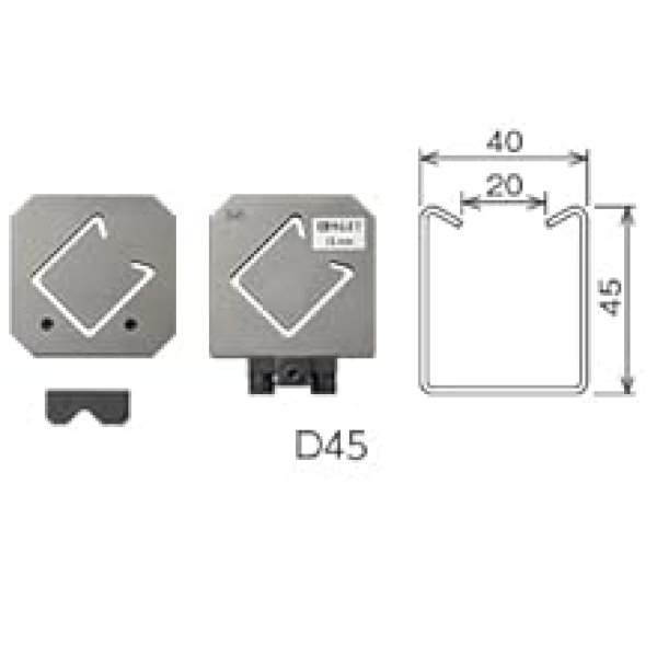 画像1: パナソニック レースウェイカッター EZ9XRCP1用 切断ダイス D45  EZ9XRC45 (1)