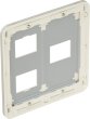 画像2: パナソニック WTF7773W  簡易耐火用コンセントプレート(2コ+1コ用) ホワイト (2)