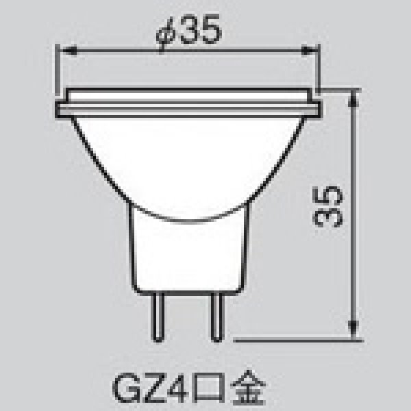 画像3: CIS ハロゲン電球　JR12V35W/K3M/GU4  (3)
