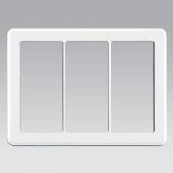 画像1: 東芝 WDG5133（WW） ワイドアイプレート 3連用 ホワイト (1)