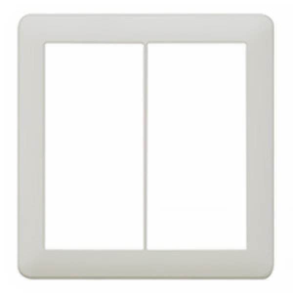 画像1: 神保 WJP-2 スイッチ用プレート 2連用 (1)