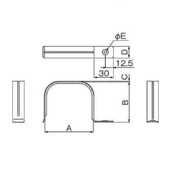 画像2: イナバ　LDFS-90　スリムダクトLD フリーコーナーサドル 90タイプ  (2)