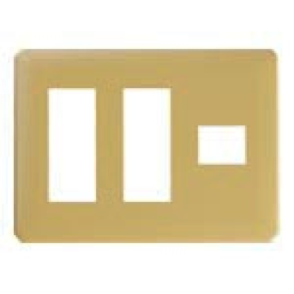 画像1: ナショナル WN600Y フルカラープレート 7コ用 ダークベージュ (1)