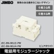 画像1: 神保　JEC-BN-WUJ2　電話用埋込モジュラジャック 6極2心用 (1)