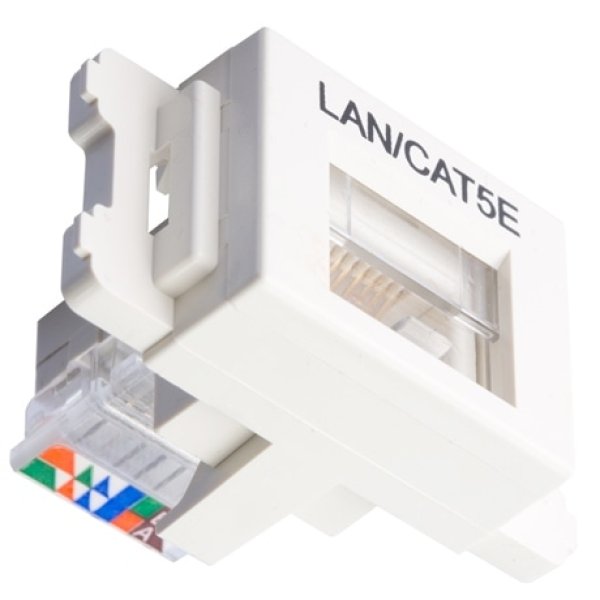画像1: パンドウイット　JASSP58IWY　情報モジュラジャック CAT5E (1)