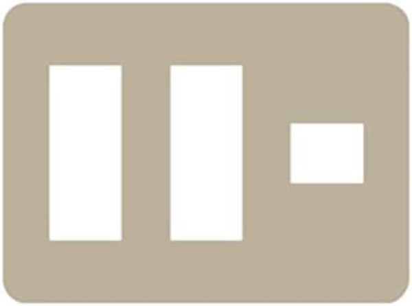 画像1: パナソニック　WTF7007G コンセントプレート 3連用 7コ用 ラウンド 利休色 (1)