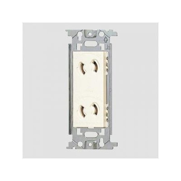 画像1: パナソニック WN1062 埋込抜け止めダブルコンセント (1)