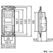 画像2: パナソニック WTF11623WK　埋込抜け止め接地ダブルコンセント (2)